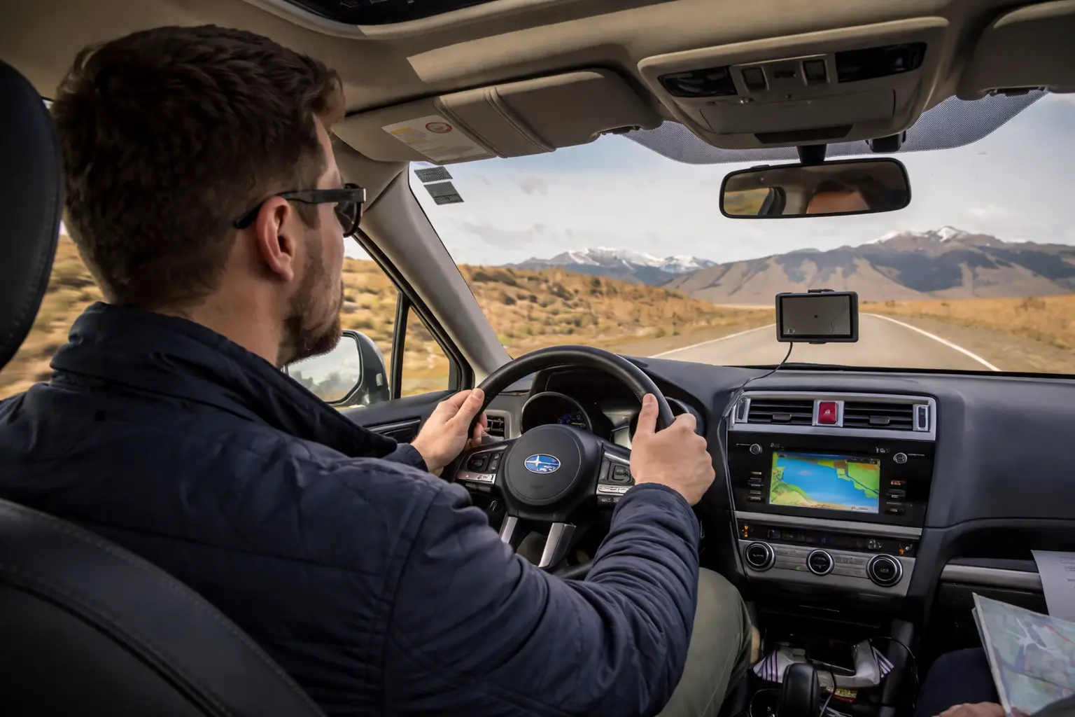 Transfer driver in Subaru Forester, car rental service in Kutaisi